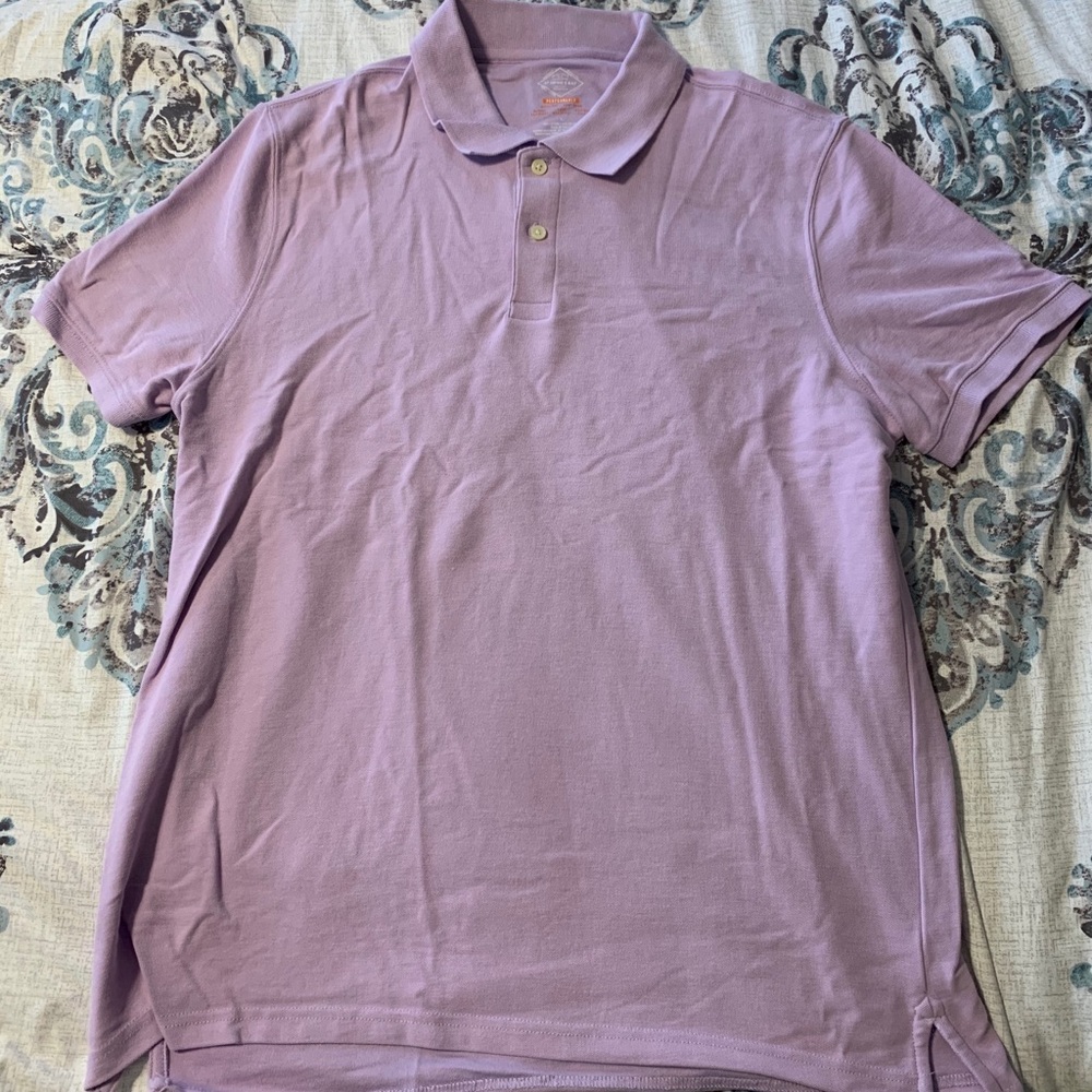 Men’s large purple polo shirt